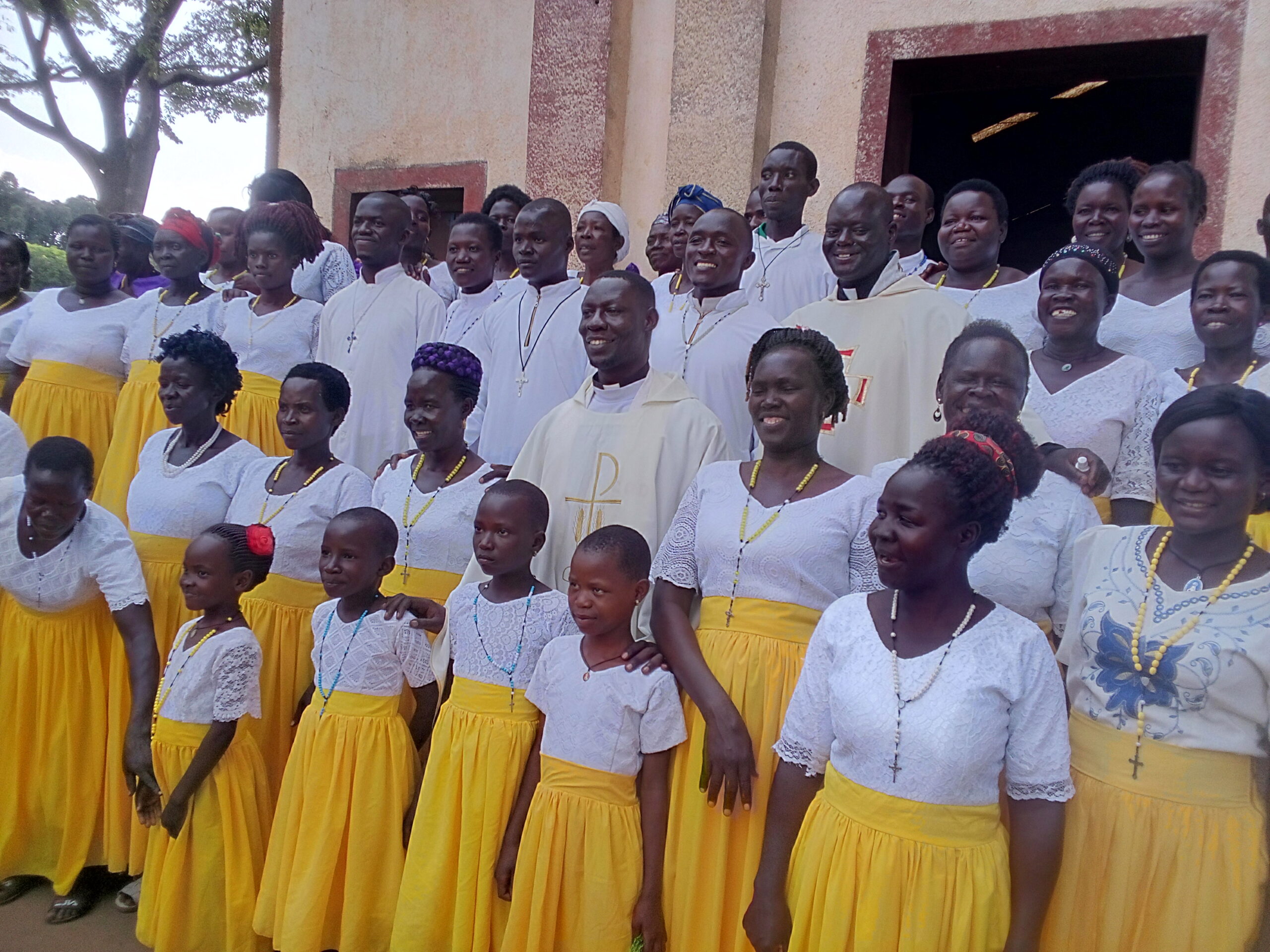 Church members of Pajule Church of uganda